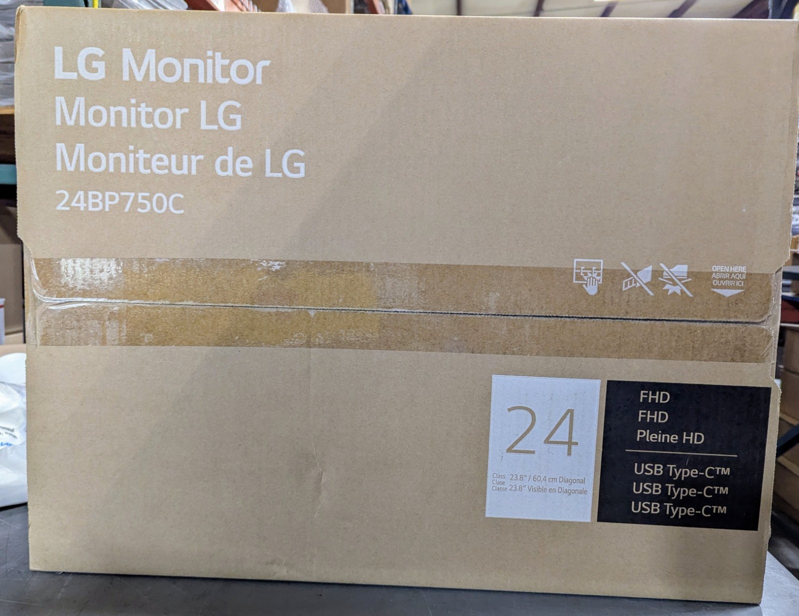 NEW Sealed LG 24" Full HD LED LCD Business Display Monitor 24BP750C-B