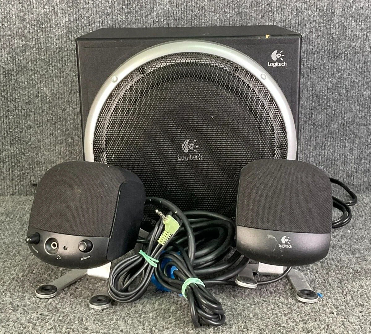 Logitech Z-340 2.1 Computer Speaker Subwoofer 8" Powered Used 29495