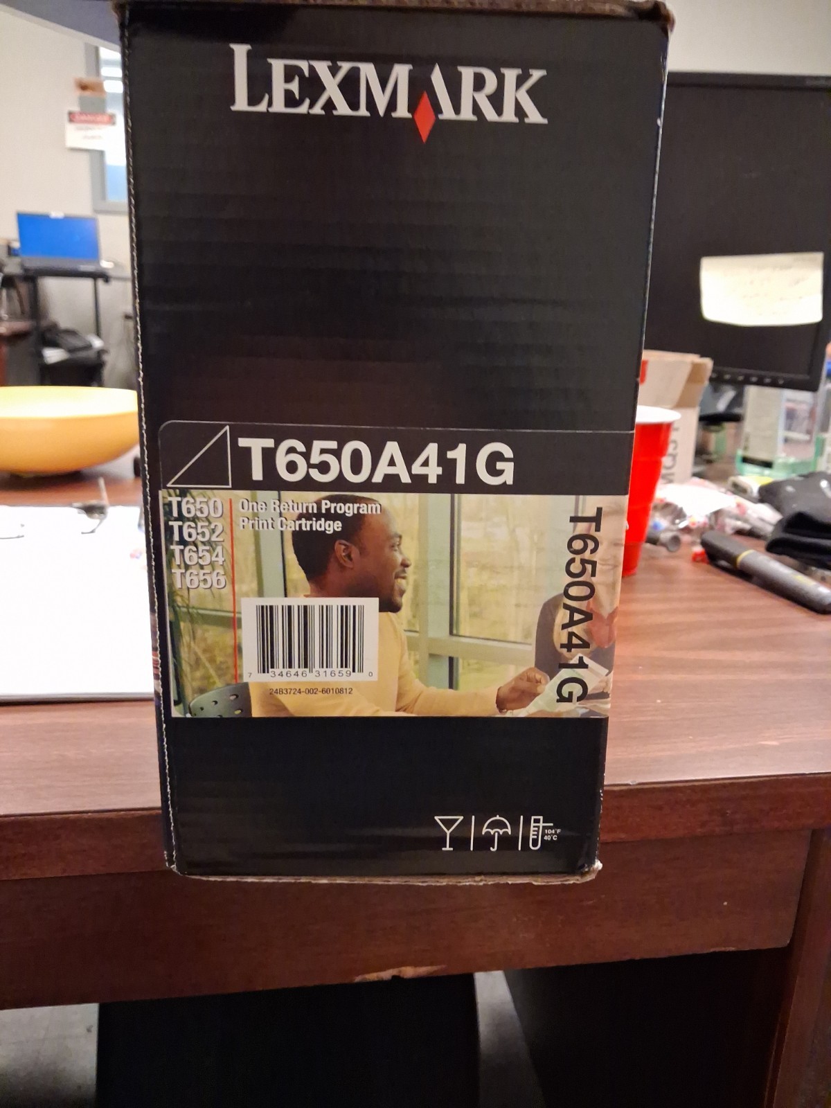 Lexmark T650A41G Black Toner Cartridge 7000 Page Yield