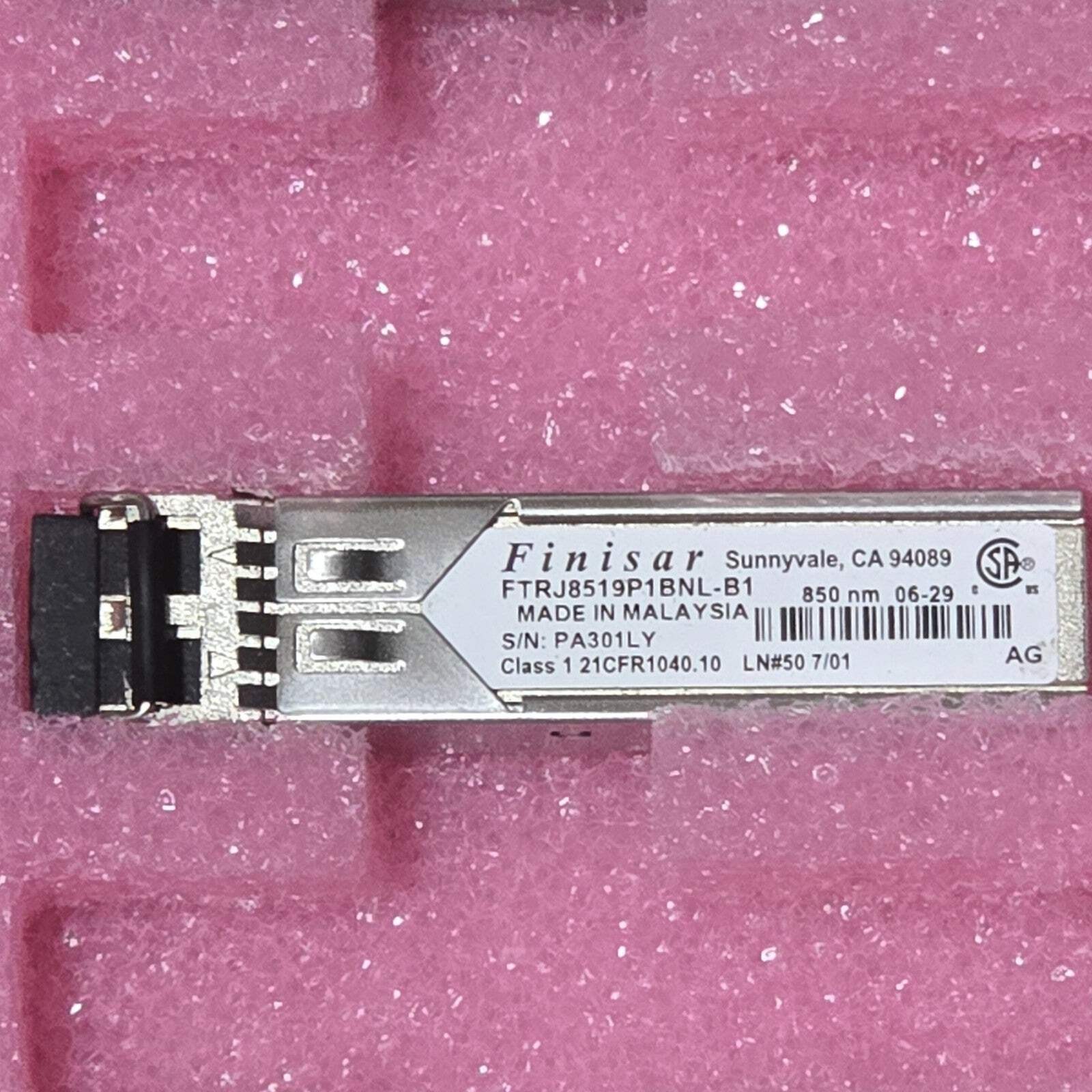 Finisar FTRJ8519P1BNL-B1 1000Base-SX SFP Transceiver 850nm Multimode (NEW)