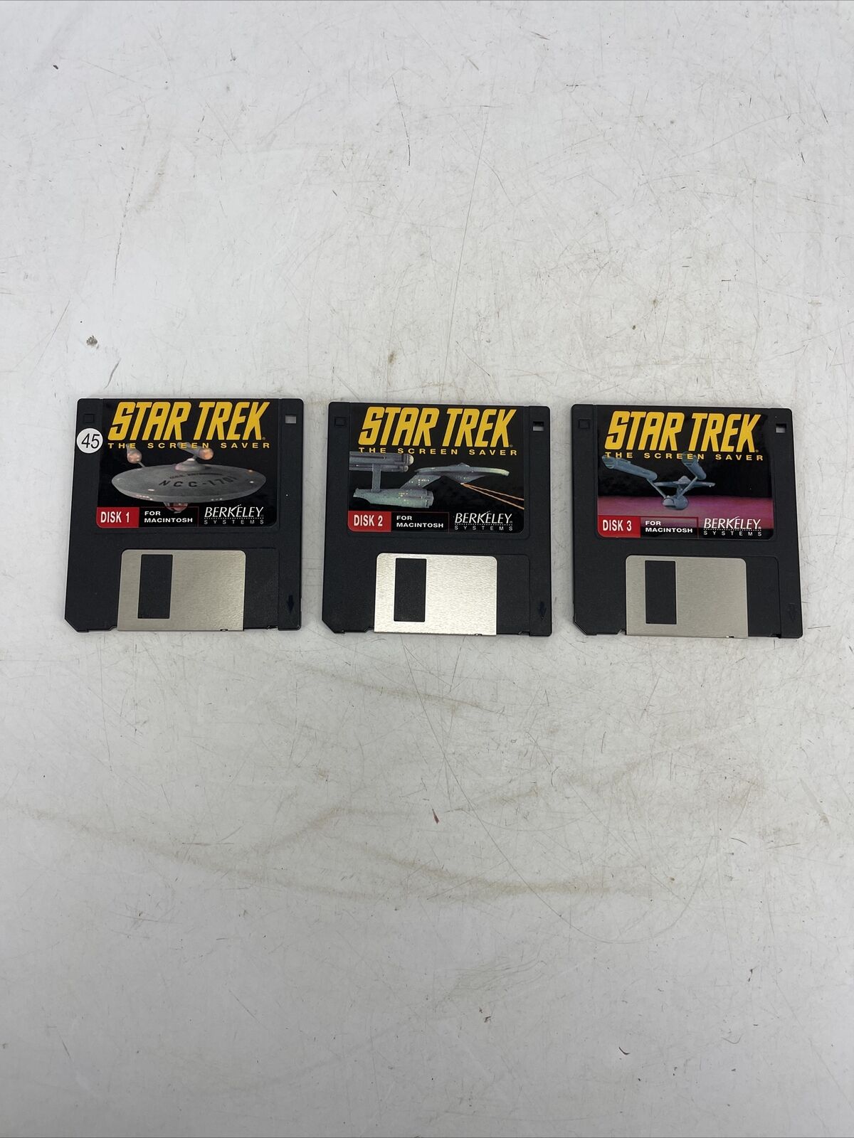 RARE Star Trek the Screen Saver 1992 Macintosh PC 3.5\
