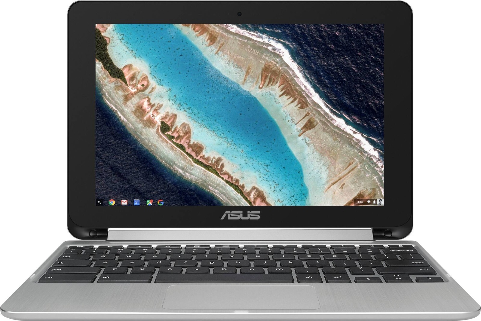 ASUS - Flip C101PA 2-in-1 10.1"  Touch, Chromebook, Rockchip -4GB RAM 16GB SSD