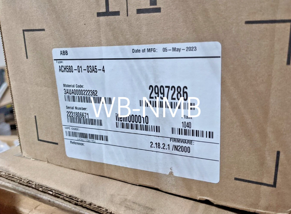 ACH580-01-03A5-4 ABB inverter brand new FedExor DHL