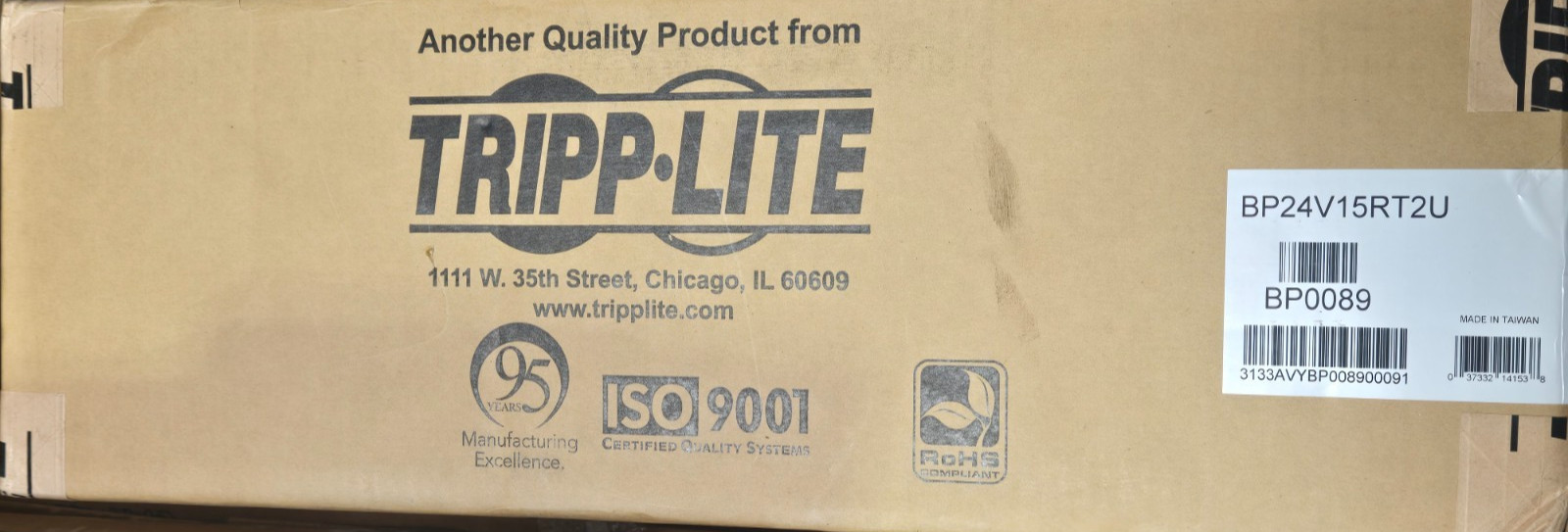 Tripp Lite BP24V15RT2U 24V 2U Rackmount Battery Pack NEW