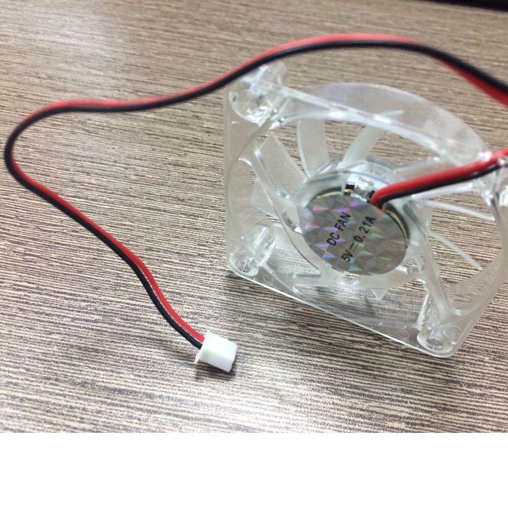 1pc Silent Cooler Small Clear PC Fan for Computer Cooling DC 5V 0.21A 60*60*12mm