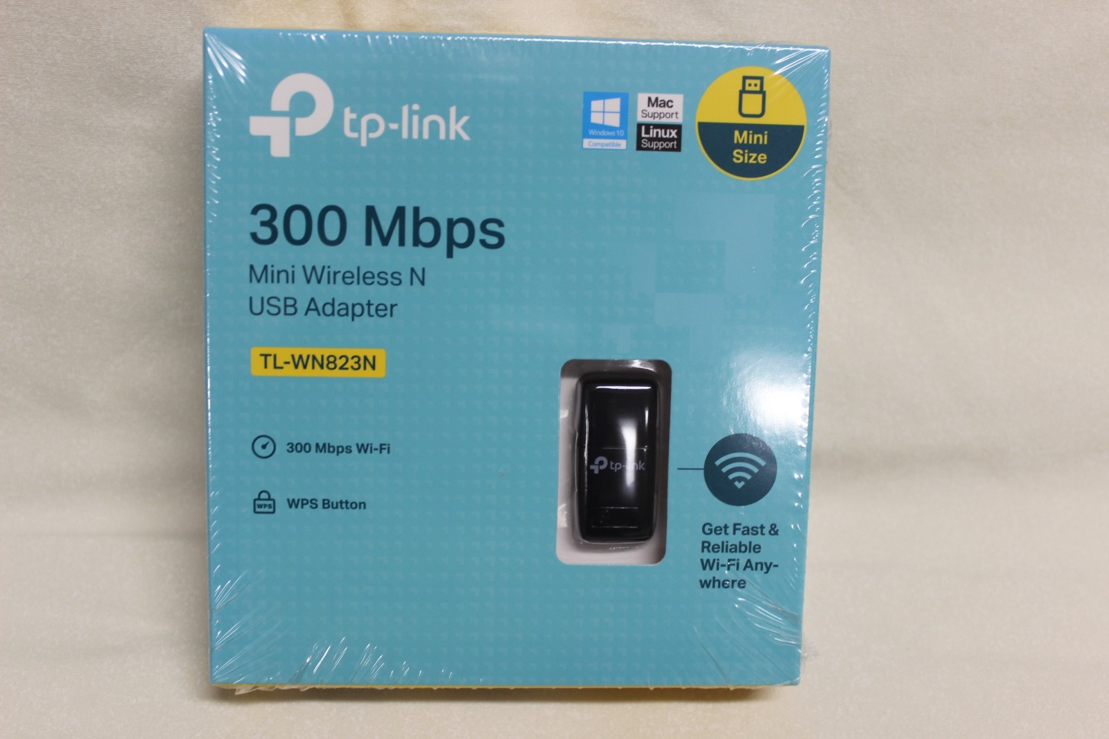 tp-link 300Mbps mini Wireless N USB Adapter TL-WN823N New Sealed