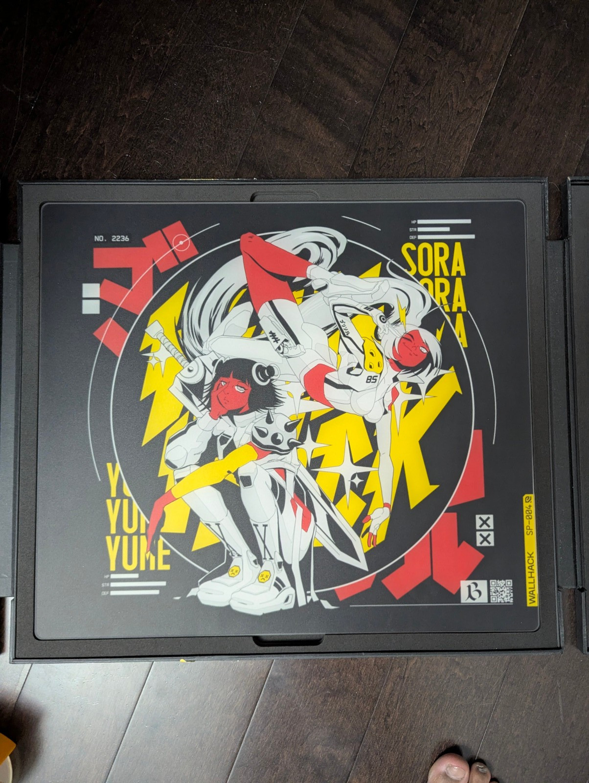 WALLHACK Skypad SP-004 Limited Edition Arcade Twins Glass Mouse Pad NEW SEALED
