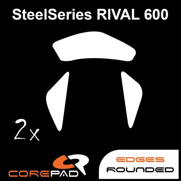 Corepad Skatez SteelSeries Rival 600 650 Replacement Mouse Feet Hyperglide PTFE