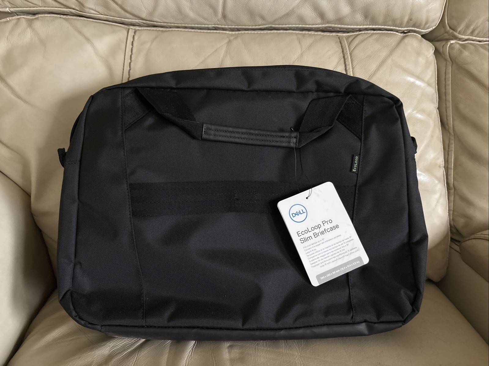 Dell EcoLoop Pro Slim Briefcase Laptop Carrying Case Bag Up to 16” Black New