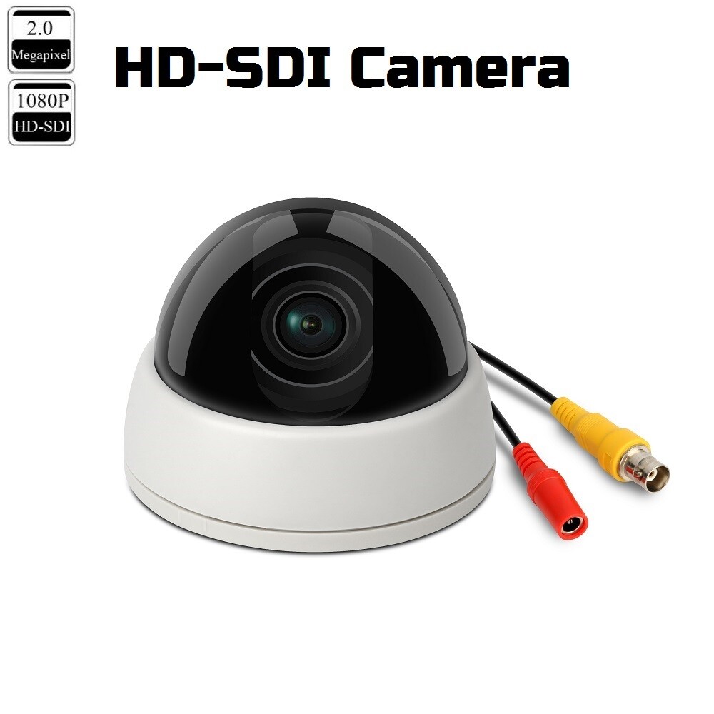 CCTV Industrial HD-SDI 2.0MP 1080P Lens 2.8mm WDR Security Dome SDI Camera