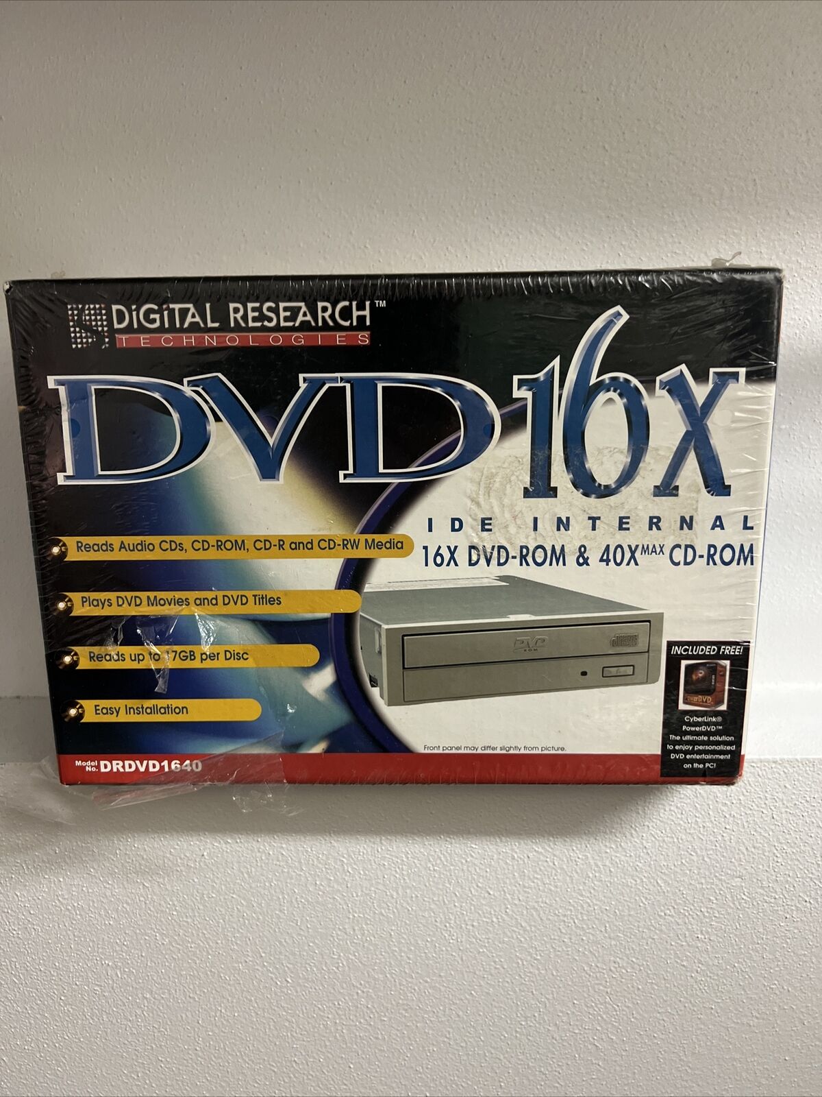 DVD Burner - Internal Dual Format Double Layer 16x 40x Rewritable Drive - PC New