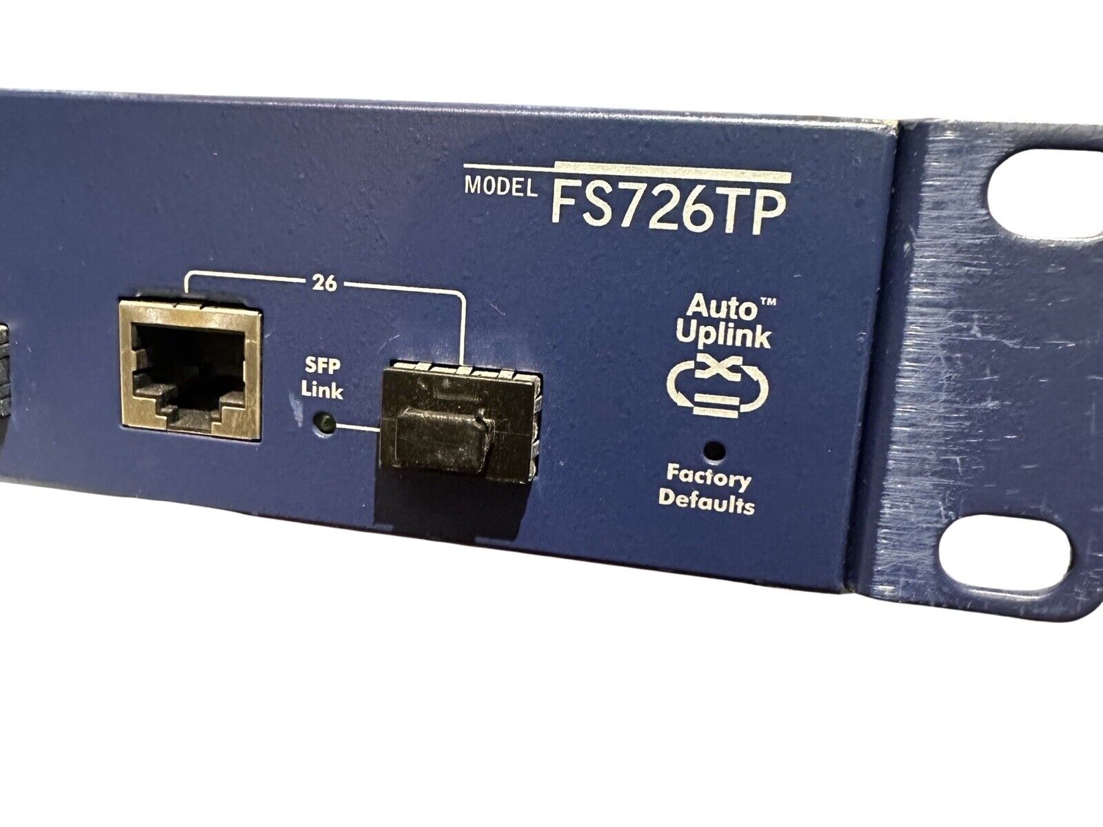 Netgear FS726TP ProSafe 24 Port 10/100 Smart Switch with 2 Gigabit Ports No Cord