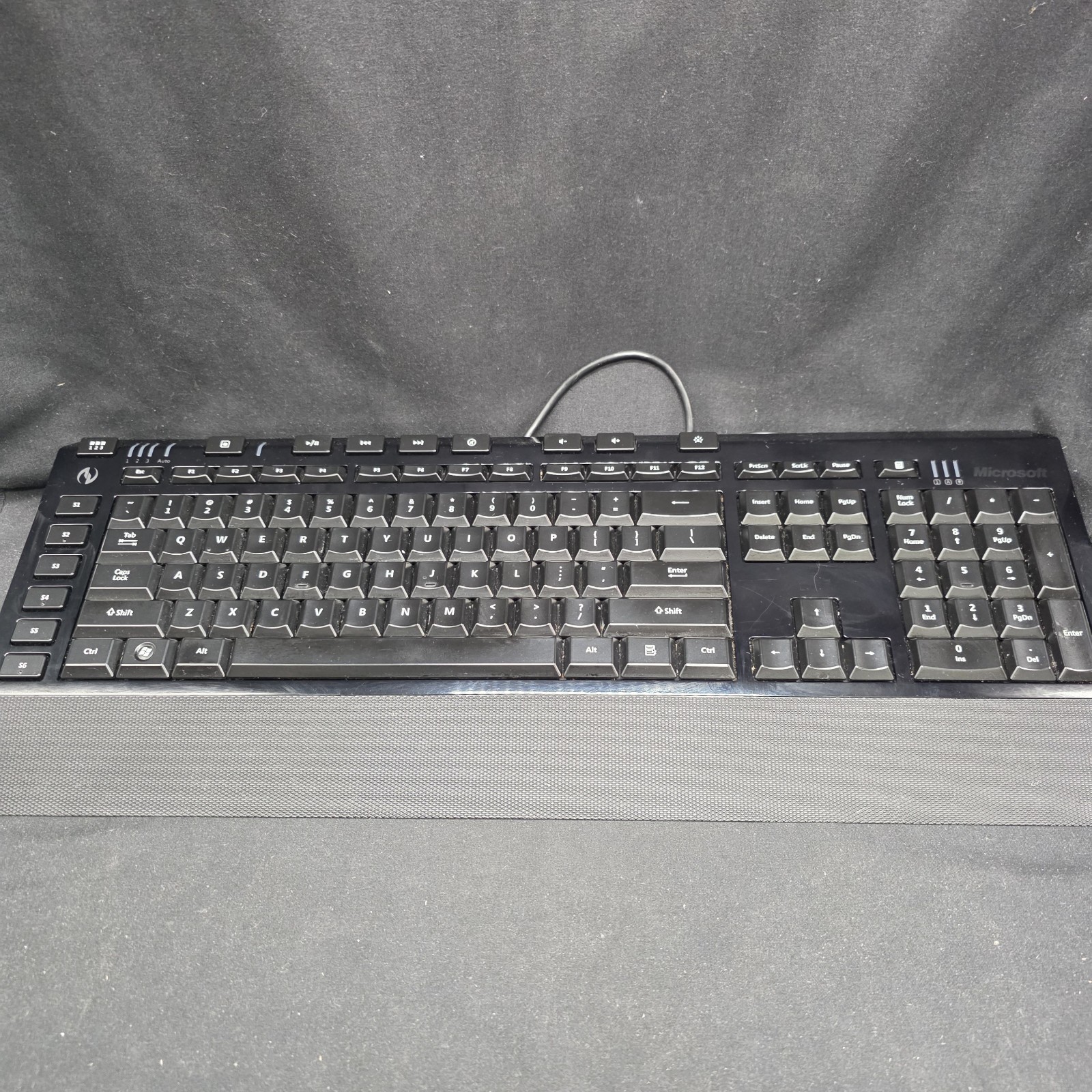 Microsoft SideWinder X4 Gaming Keyboard KU-0951 1421 USB Backlit Tested Working