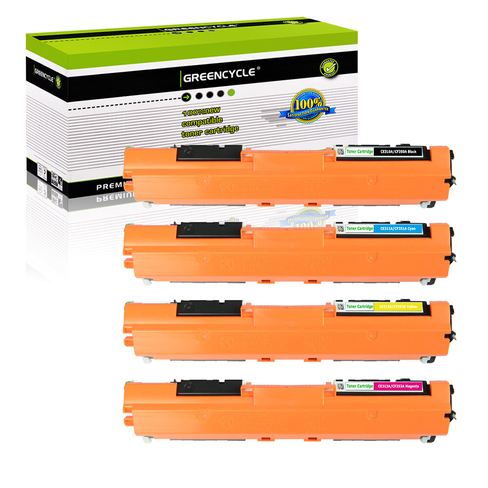 4PK CE310A 126A Color Set Toner Cartridge For HP Color LaserJet TopShot Pro M275