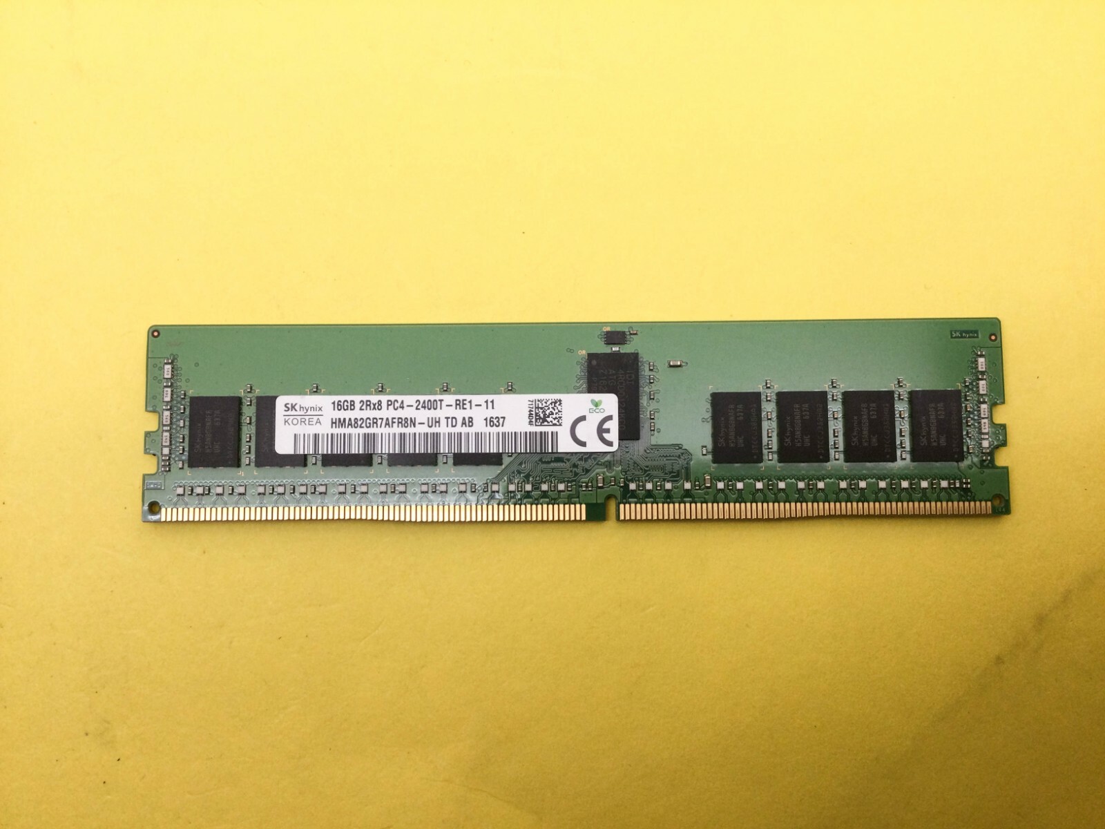 HMA82GR7AFR8N-UH HYNIX 16GB(1X16GB) 2Rx8 PC4-2400T-R ECC REG SERVER MEMORY