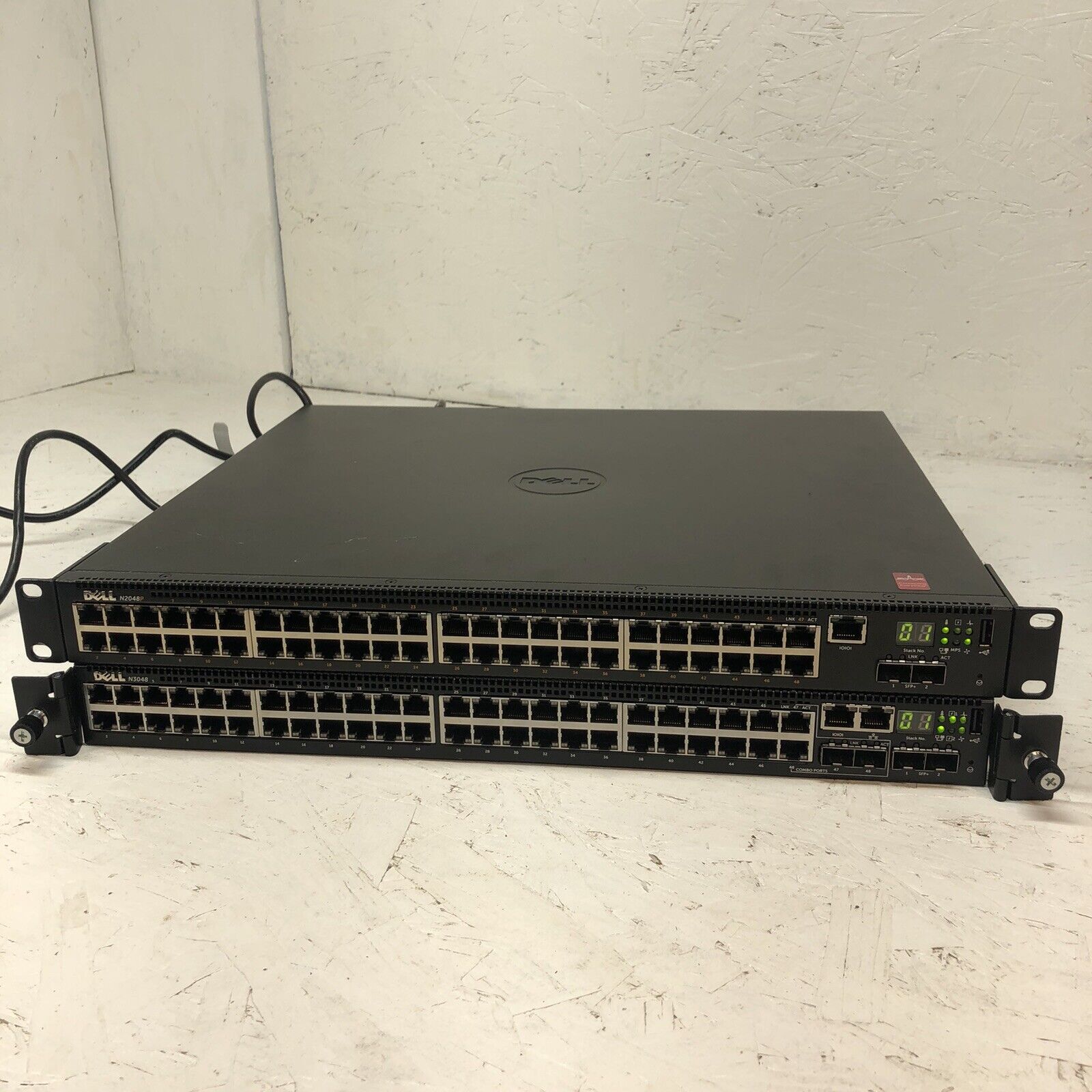 Dell N2048P E05W002 & N3048 E07W002 Network 48-Port Ethernet Switch Power Tested