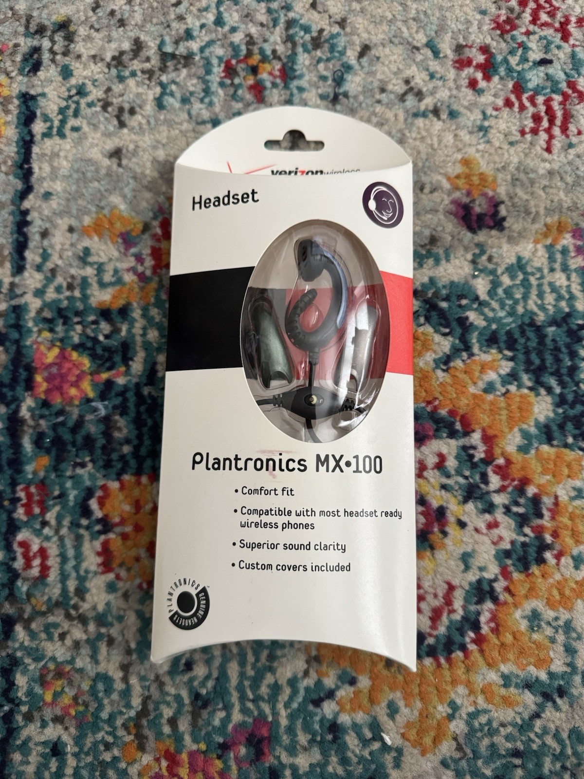 Verizon Plantronics MX100 Headset 80035 New In Box