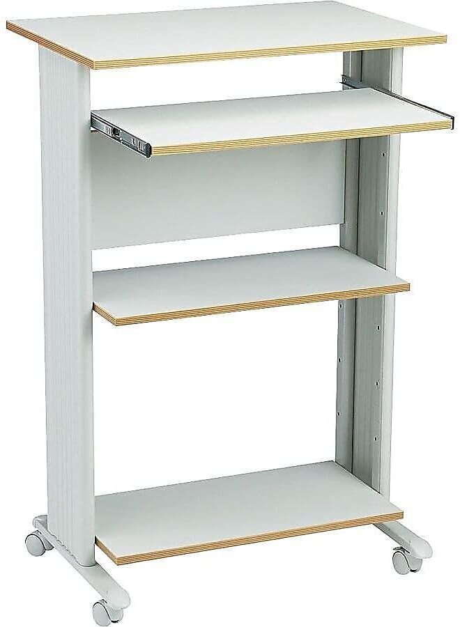 Safco Muv Adjustable-Height Desk Grey 