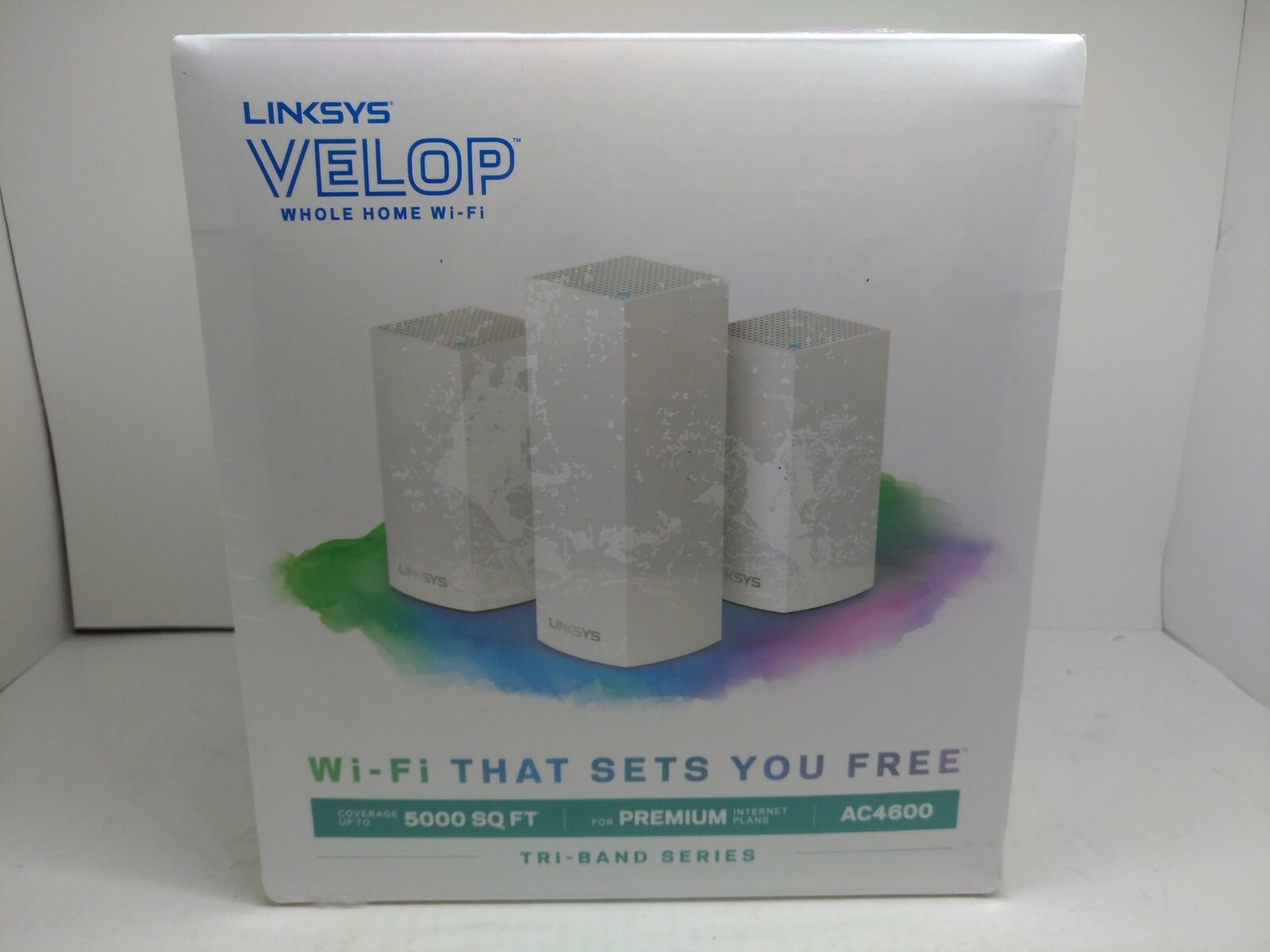 Linksys VLP0203 Velop Tri-Band Whole Home Intelligent Mesh WiFi System, 3 Pack