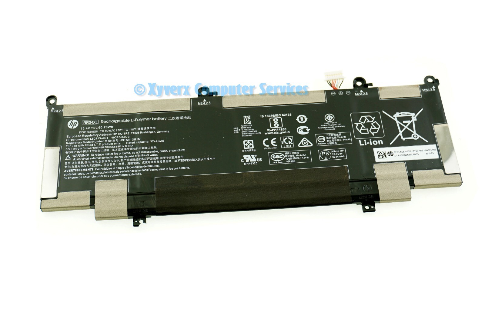 L60373-005 RR04XL GENUINE HP BATTERY 15.4V SPECTRE 13-AW0023DX (C)(READ)(DE16)
