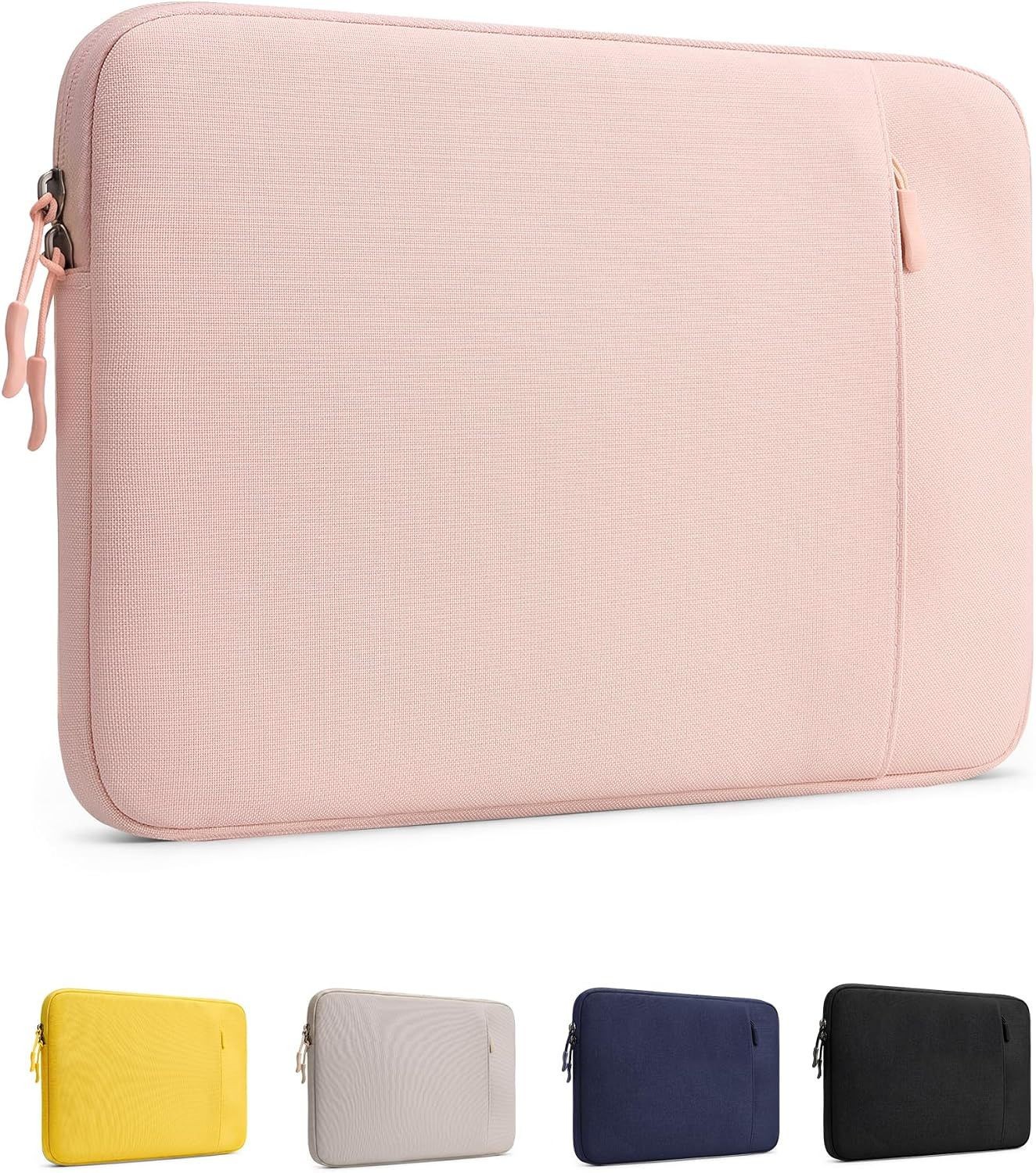 Slim Travel Case for MacBook Neo 13" 2026 (A3404, A18 Pro) - Blush with Pocket