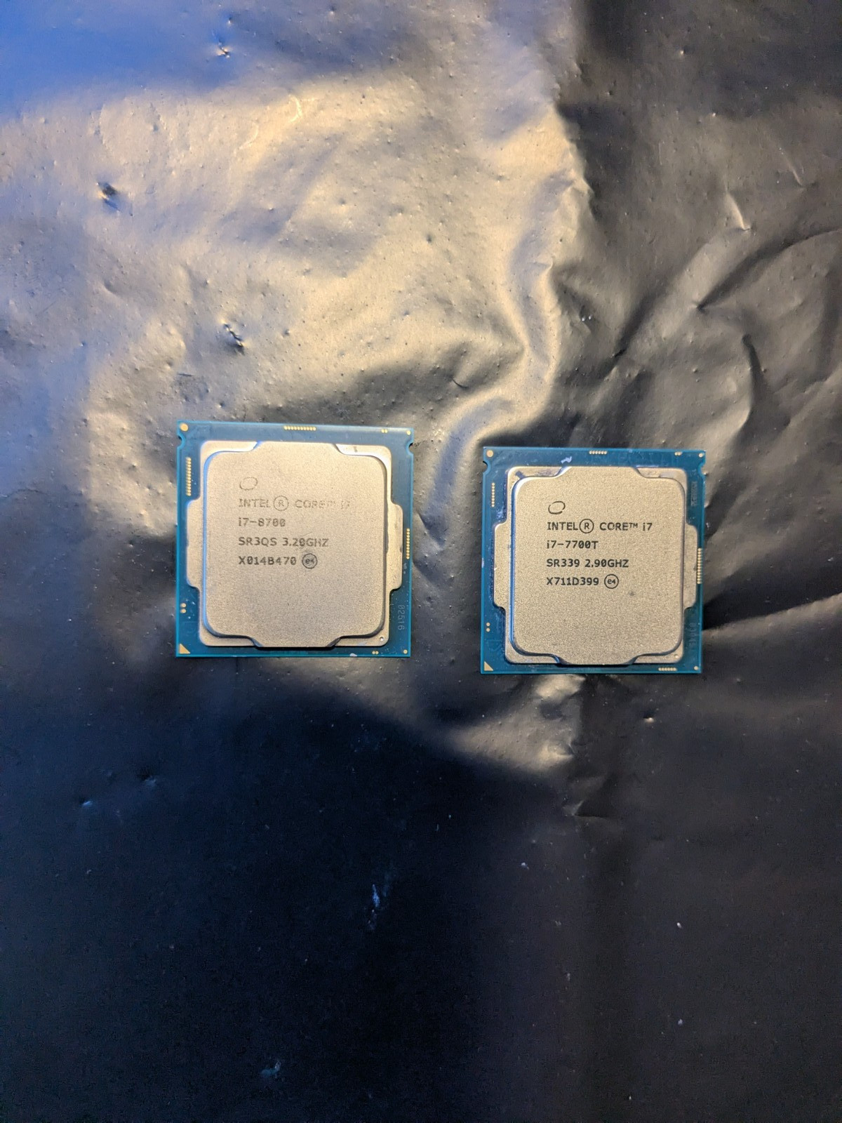 Lot of 2 Intel Core i7-8700 SR3QS 3.20G-i7 7700T LGA 1151 Tested Lot of 2 