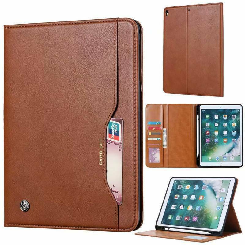 Leather Flip Stand Case Cover Fr iPad 5/6/7/8/9/10/11th Gen Mini Air Pro 2025.
