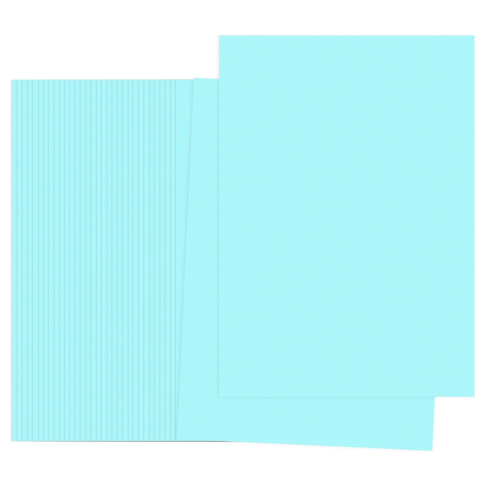 Light Blue Color Copy Paper 100 Sheets 11.7x8.3" A4 70gsm