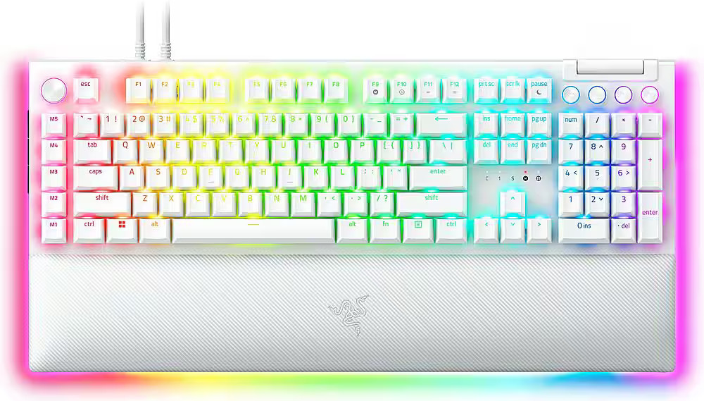 Razer BlackWidow V4 Pro Wired Mechanical Gaming Keyboard Certified Refurbished