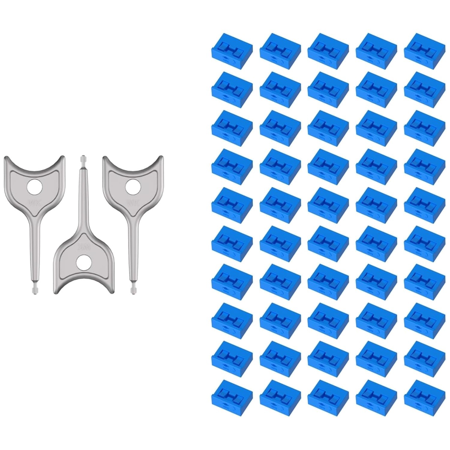 USB Data Blockers - 50PCS Dust Resistant Protectors with 3 Keys for Security