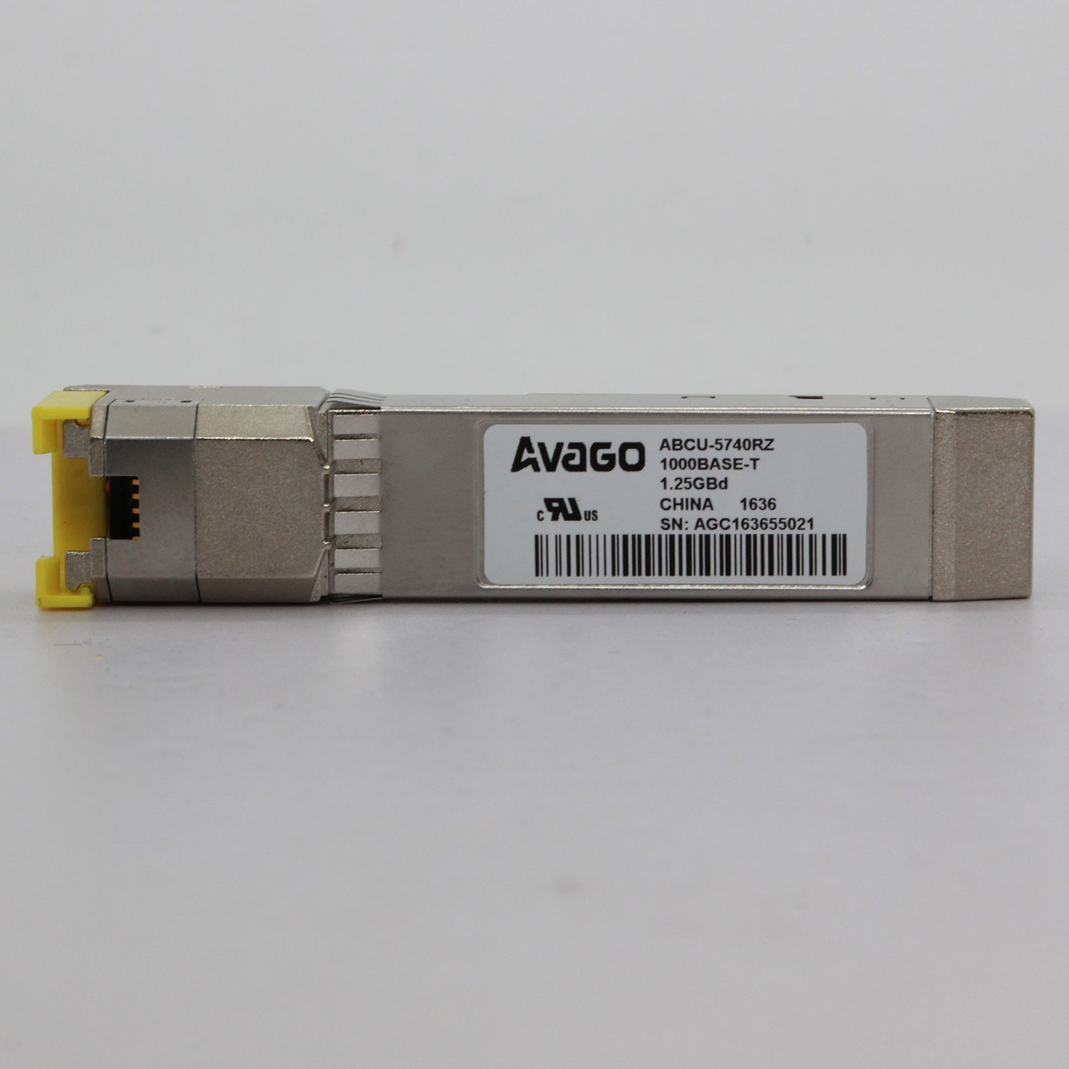 AVAGO ABCU-5740RZ 1000BASE-T 1.25GBd Copper RJ-45 Ethernet SFP TRANSCEIVER