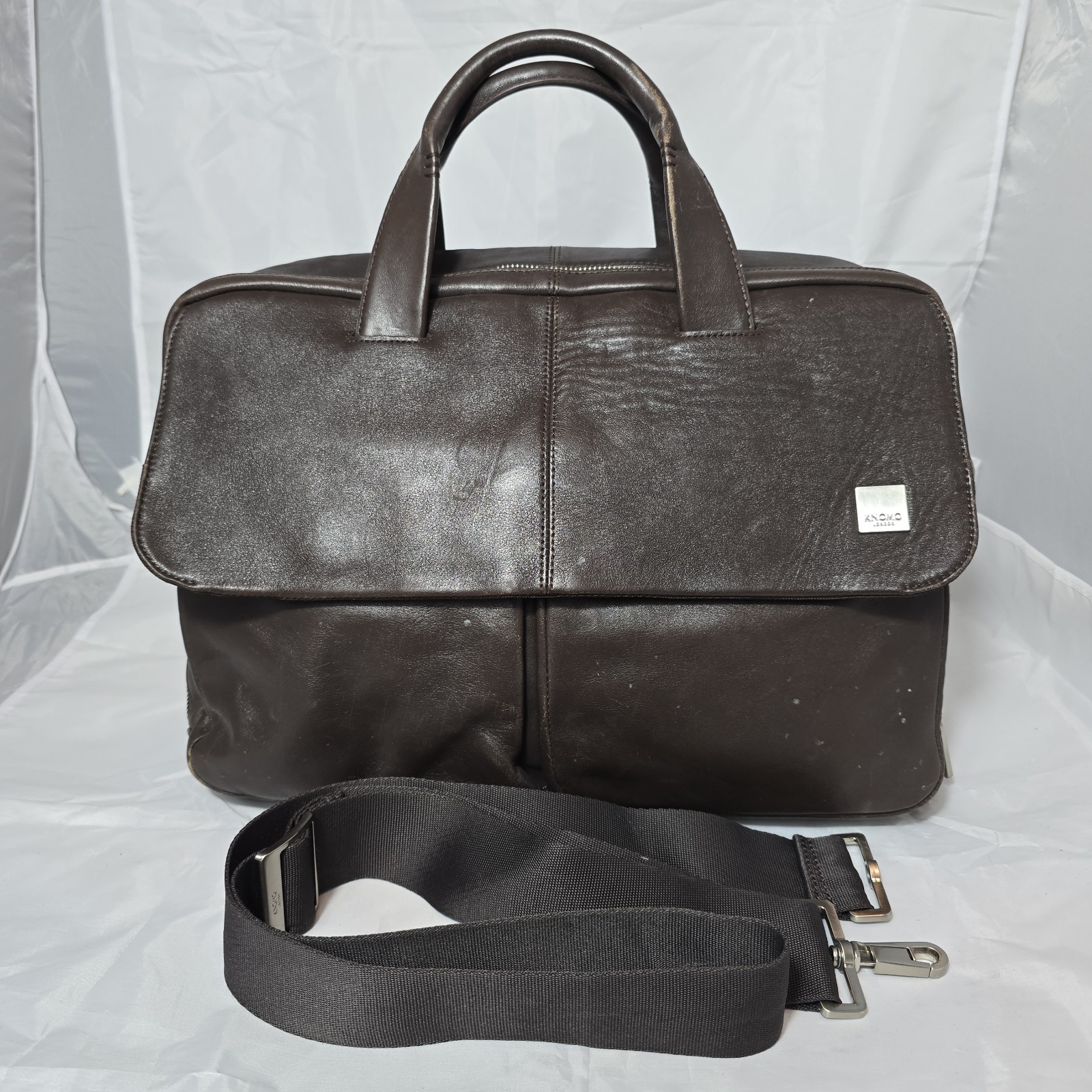 KNOMO London Men or Women's laptop shoulder travel bag