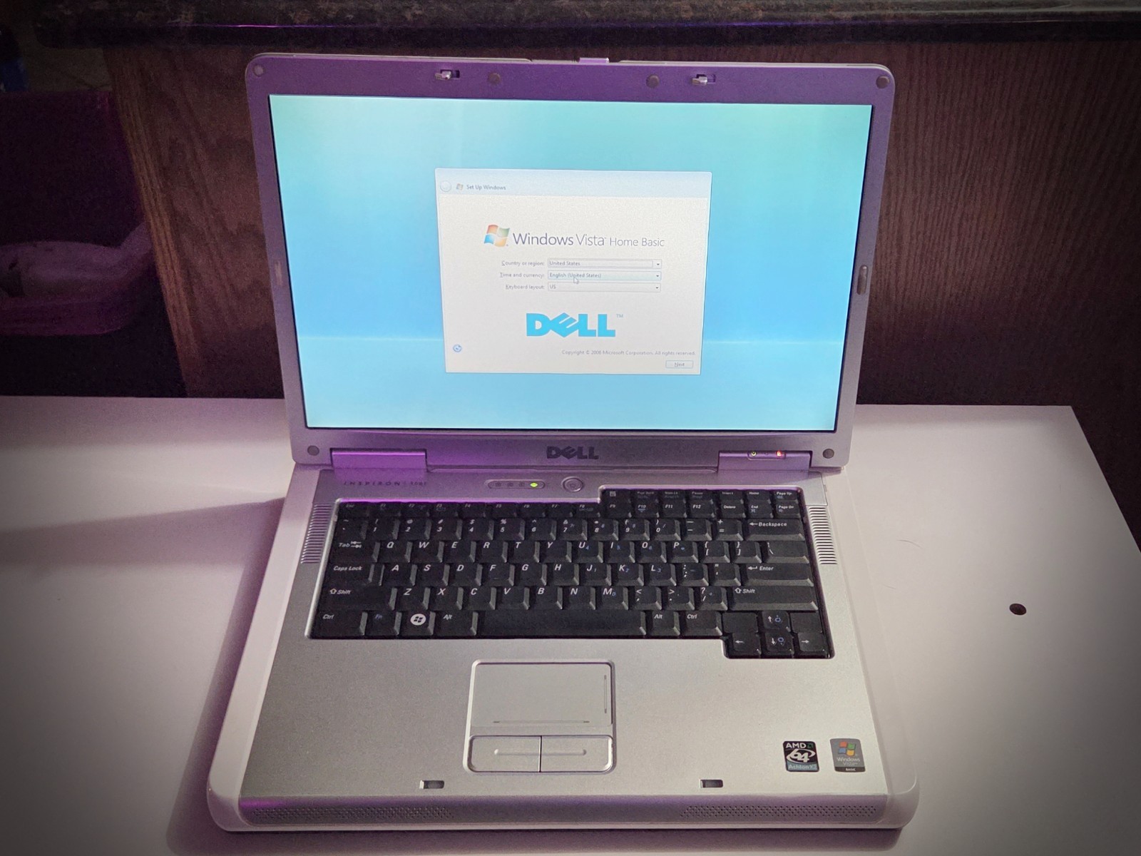 Dell Inspiron 1501 15.4" Laptop AMD Athlon 64 X2 512MB 60GB Vista No Charger