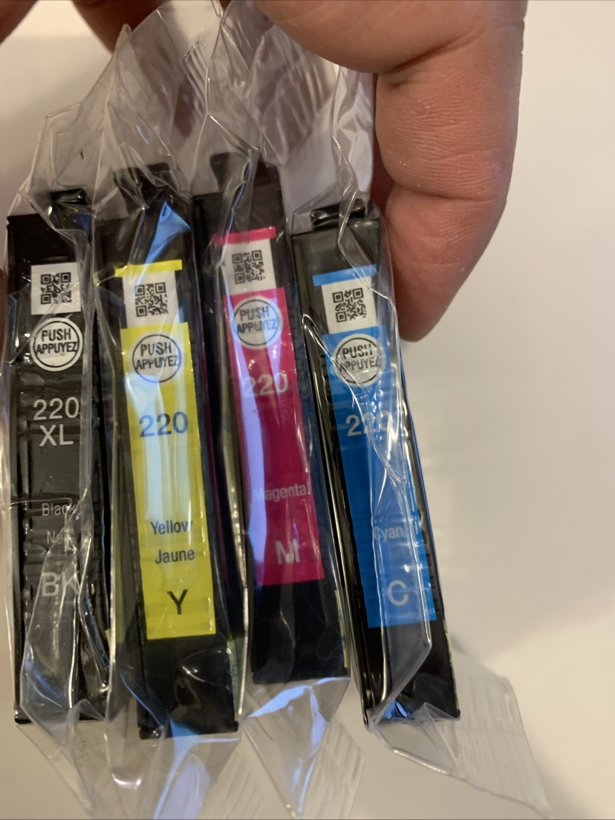 Epson T220XL 220XL and 220 Ink Black and Color No Box Sealed Inside Lx
