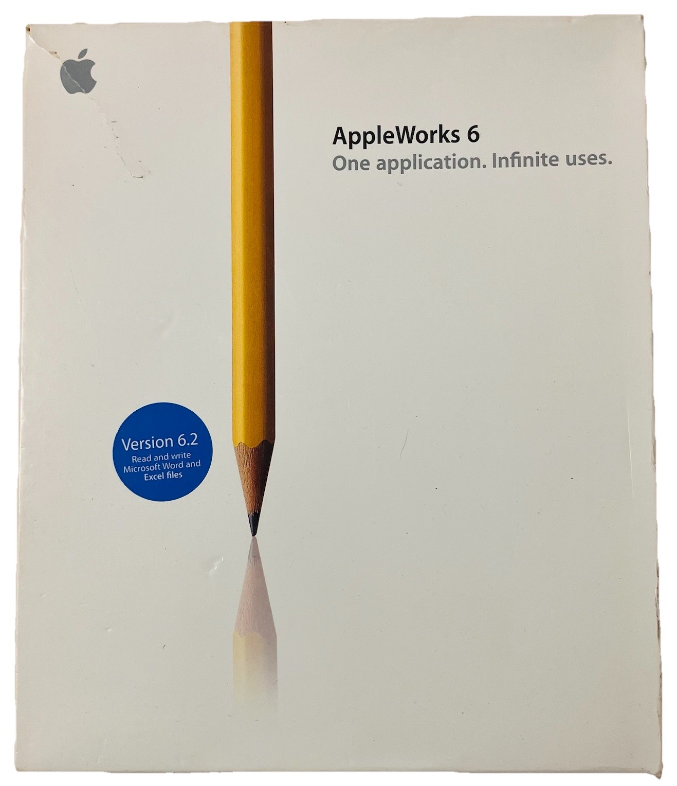 AppleWorks 6 v6.2.9 Complete Mac Software Box Set CD Manuals Extras (2003) Apple