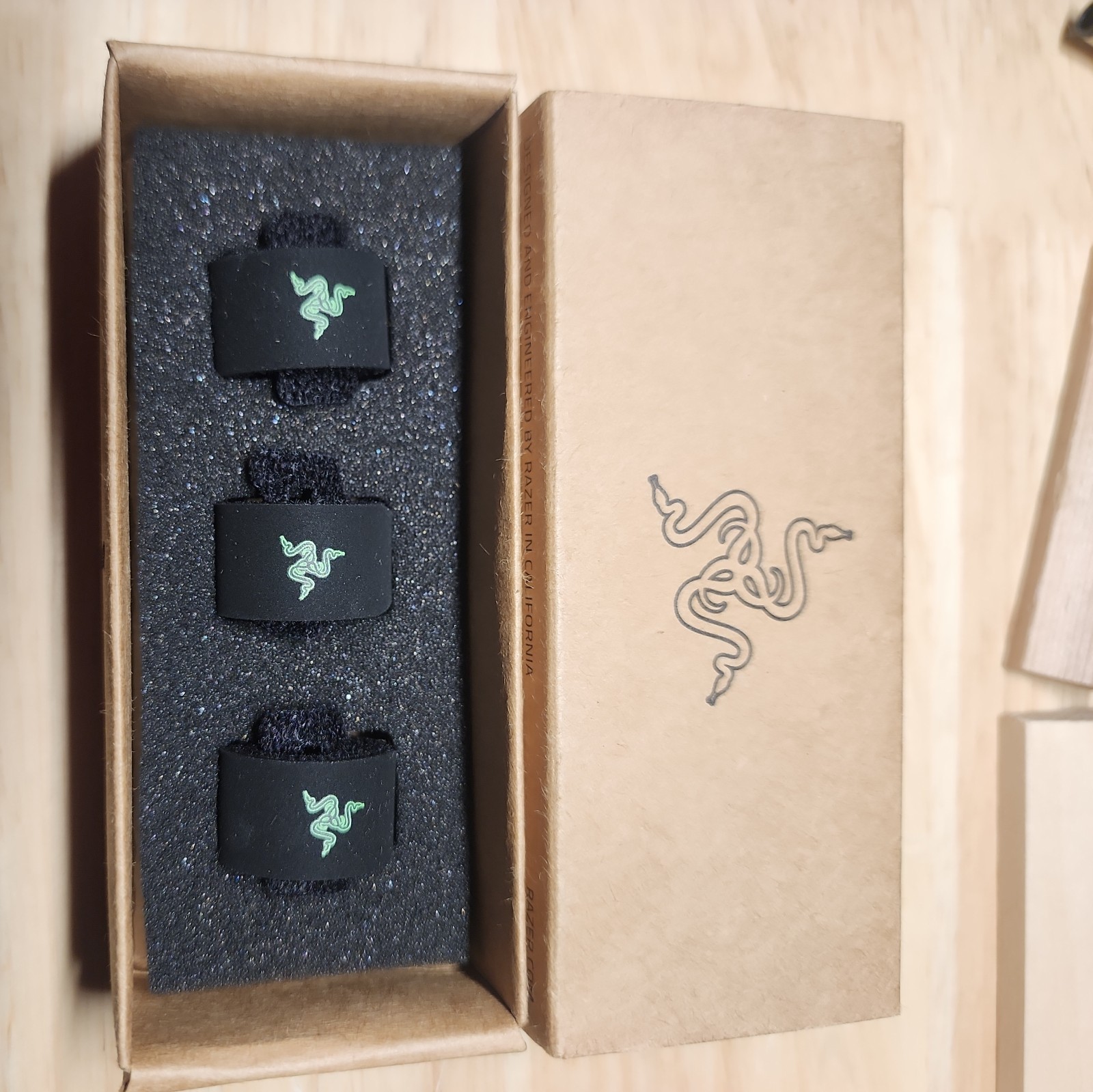 Razer Cable Tie, set of three cable ties