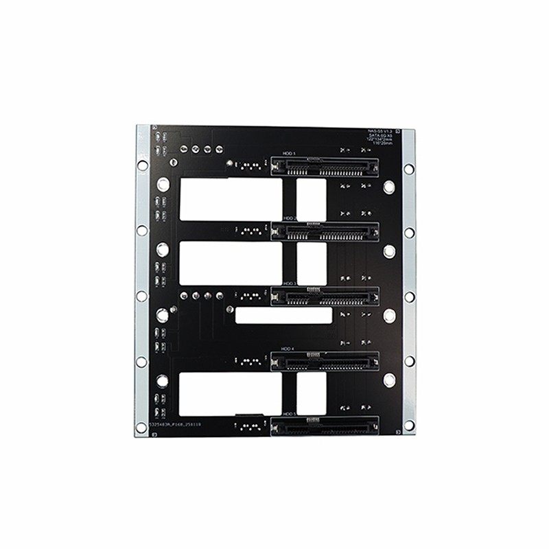 5-Bay SATA HDD Backplane for NAS Server Case, 6Gbps Hot-Swap PCB