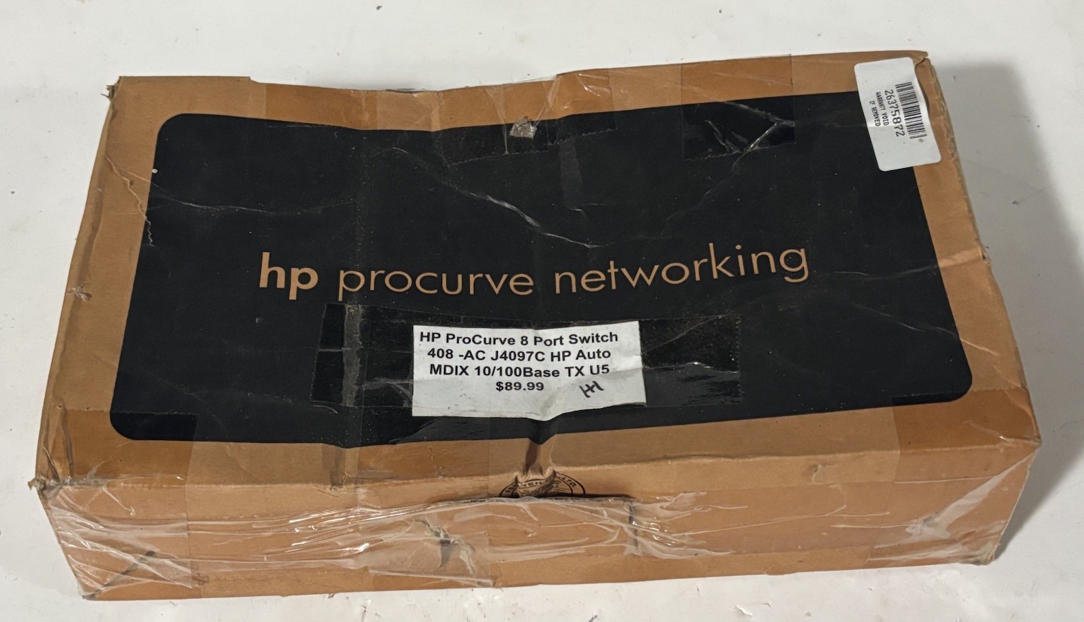 HP Pro Curve 8 Port Switch 408 AC J4097C HP Auto MDIX 10/100 Base TX U5 