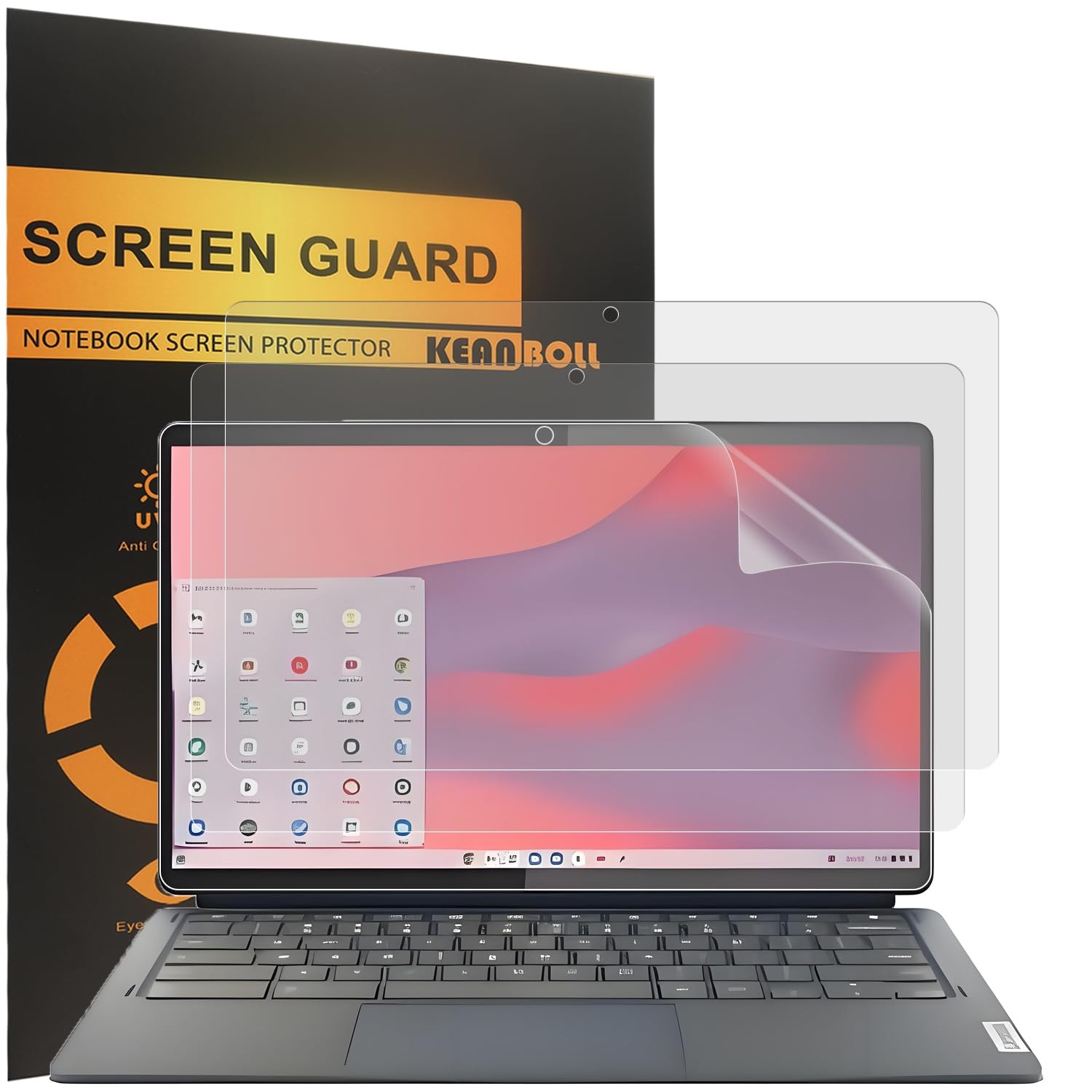 KEANBOLL 3-Pack Anti Glare Screen Protector for Lenovo Chromebook Duet 5 and ...