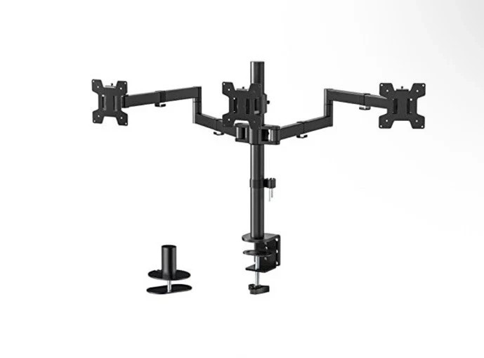 WALI Triple Monitor Mount for 3 Monitors 13-27 inch Screens