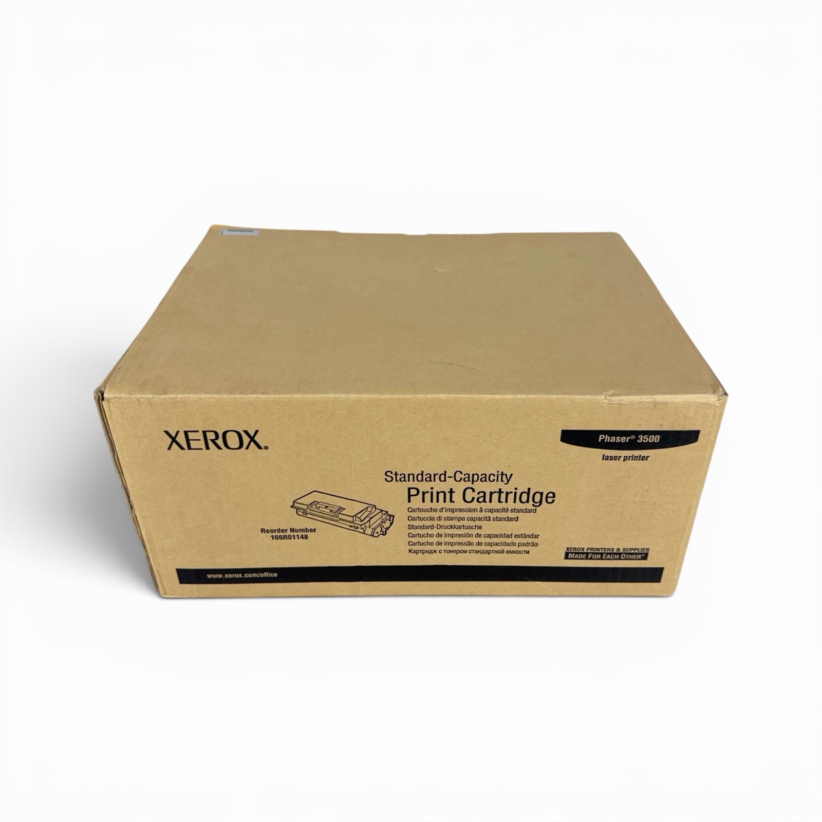 Xerox 106R01148 Phaser 3500 Black Toner Cartridge Genuine OEM Standard Capacity
