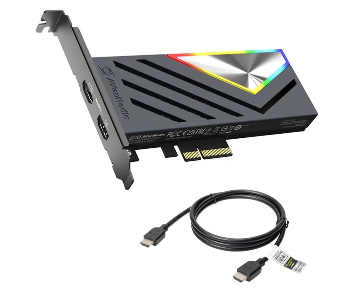 HDMI 2.1 Internal PCIe Capture Card for Streaming and Recording 4K60 with Ultra