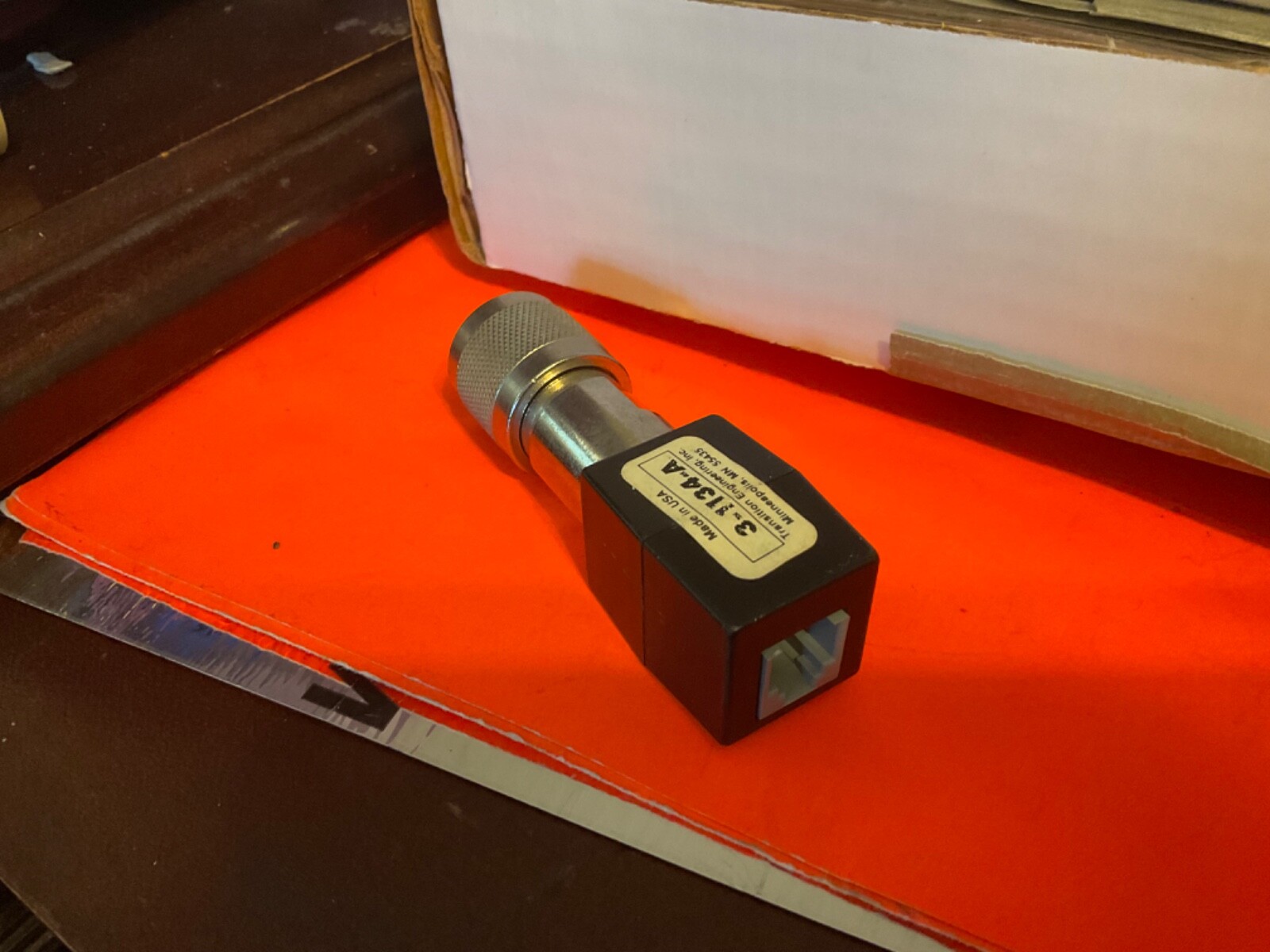 TRANSITION ENGINEERING 3-1134-A RJ11 FEMALE TO 2-PIN TWINAX MALE BALUN