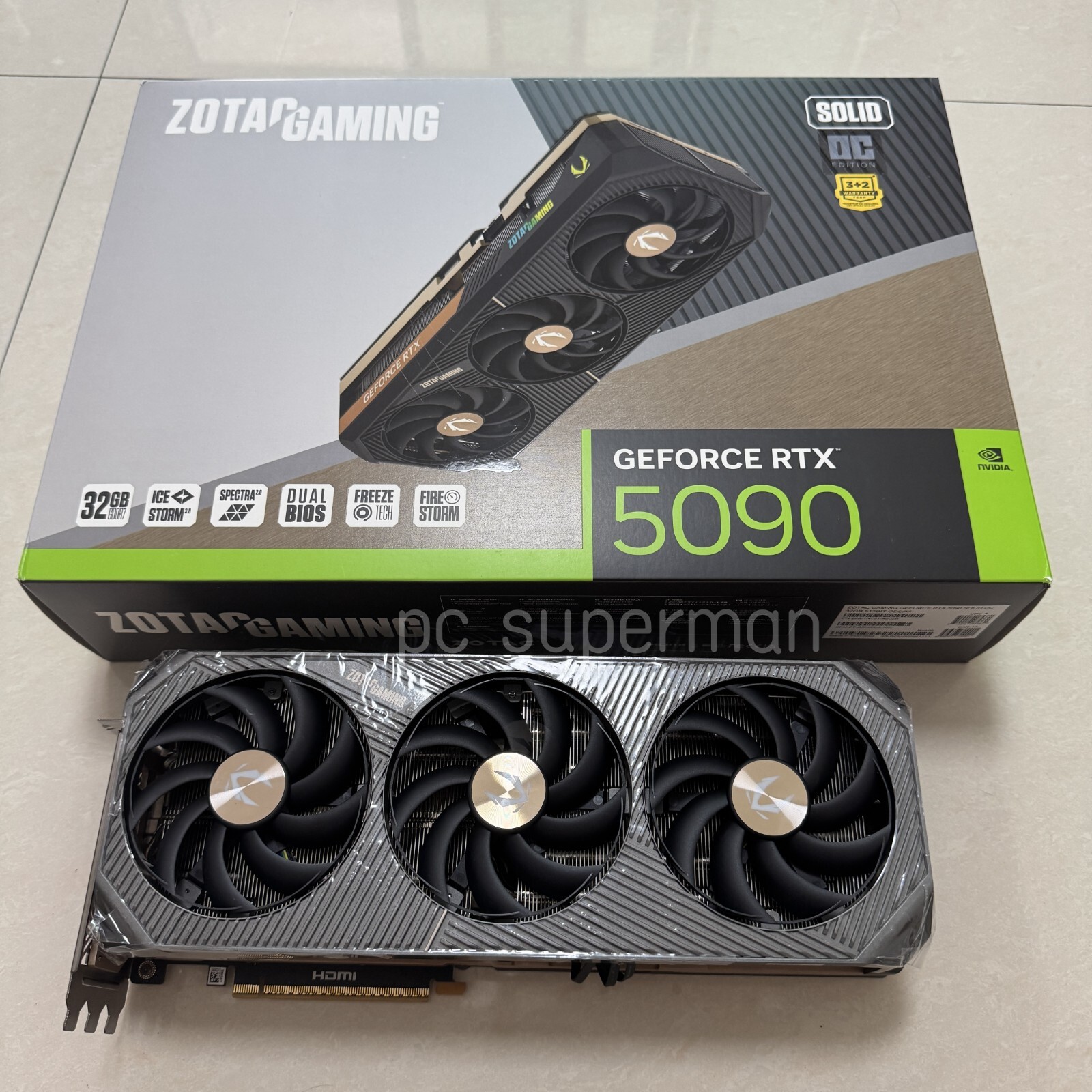 ZOTAC GAMING Geforce RTX 5090  (No Core, No VRAM) With Box