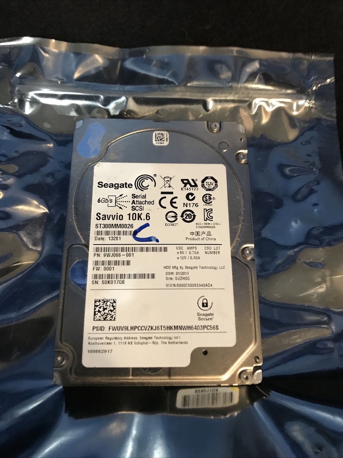 Seagate Savvio 10K.6 ST300MM0026 300 GB 2.5" Internal Hard Drive