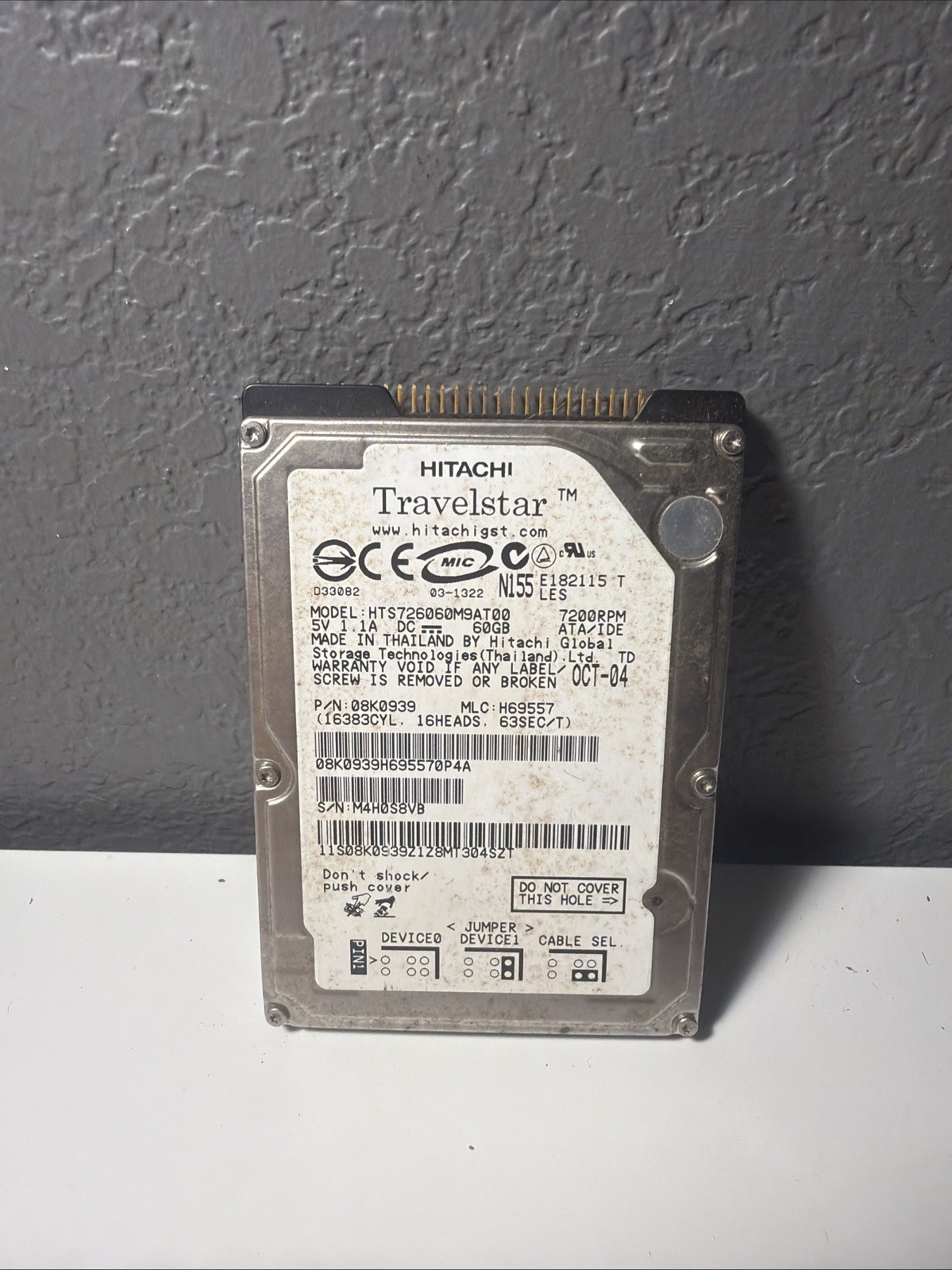 Hitachi Travelstar HTS726060M9AT00 HDD 60GB