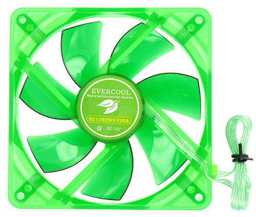 EVERCOOL 80mm x 80mm x 25mm Ever Green Fan,EGF-8