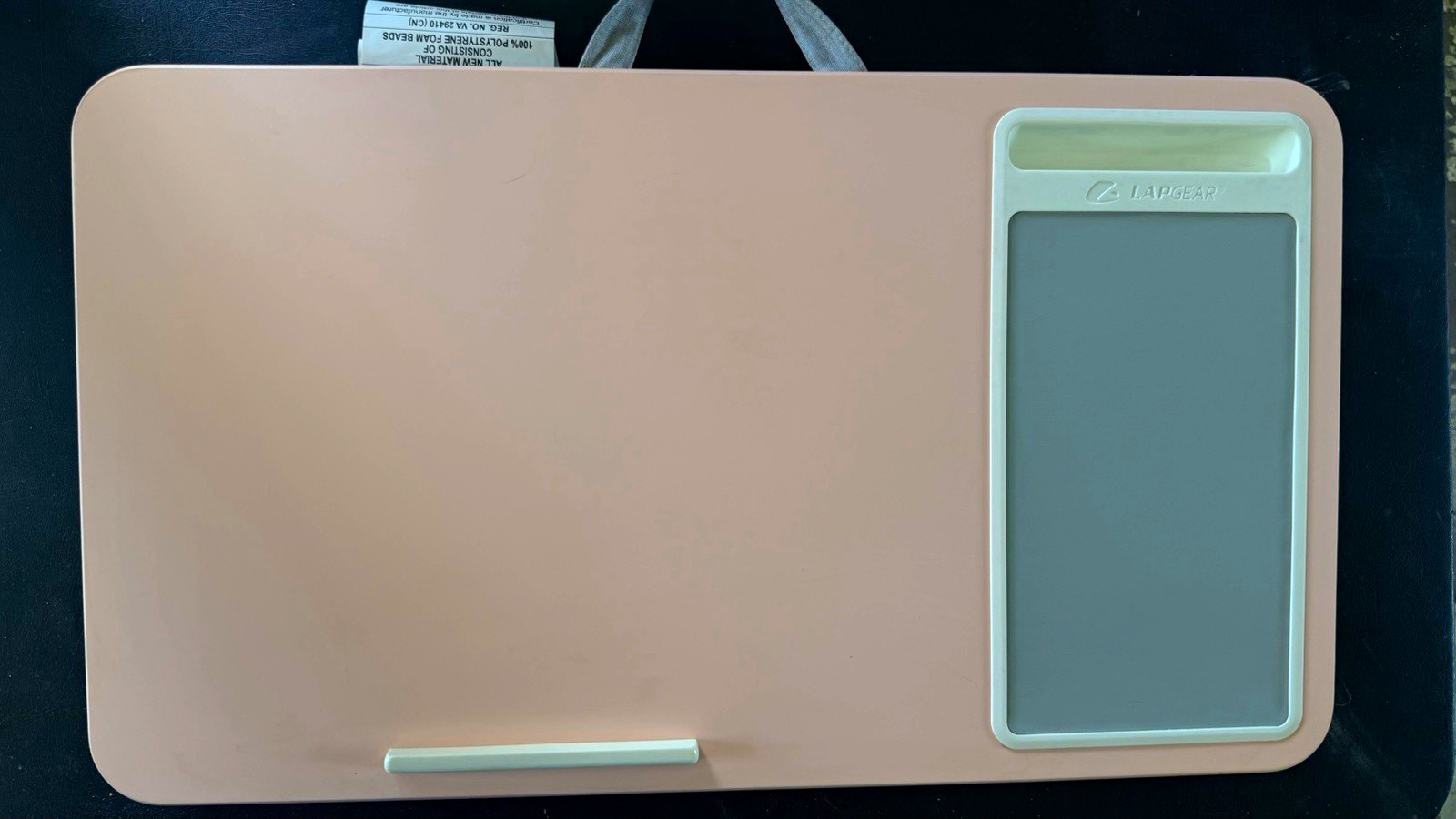 LapGear Home Office Lap Desk Blush Pink Cushioned Mouse Pad Phone Holder