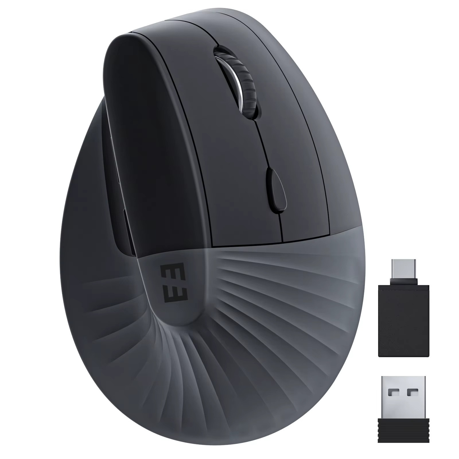 SEENDA Vertical Wireless Mouse Ergonomic Rechargeable USB-C Silent for PC Mac