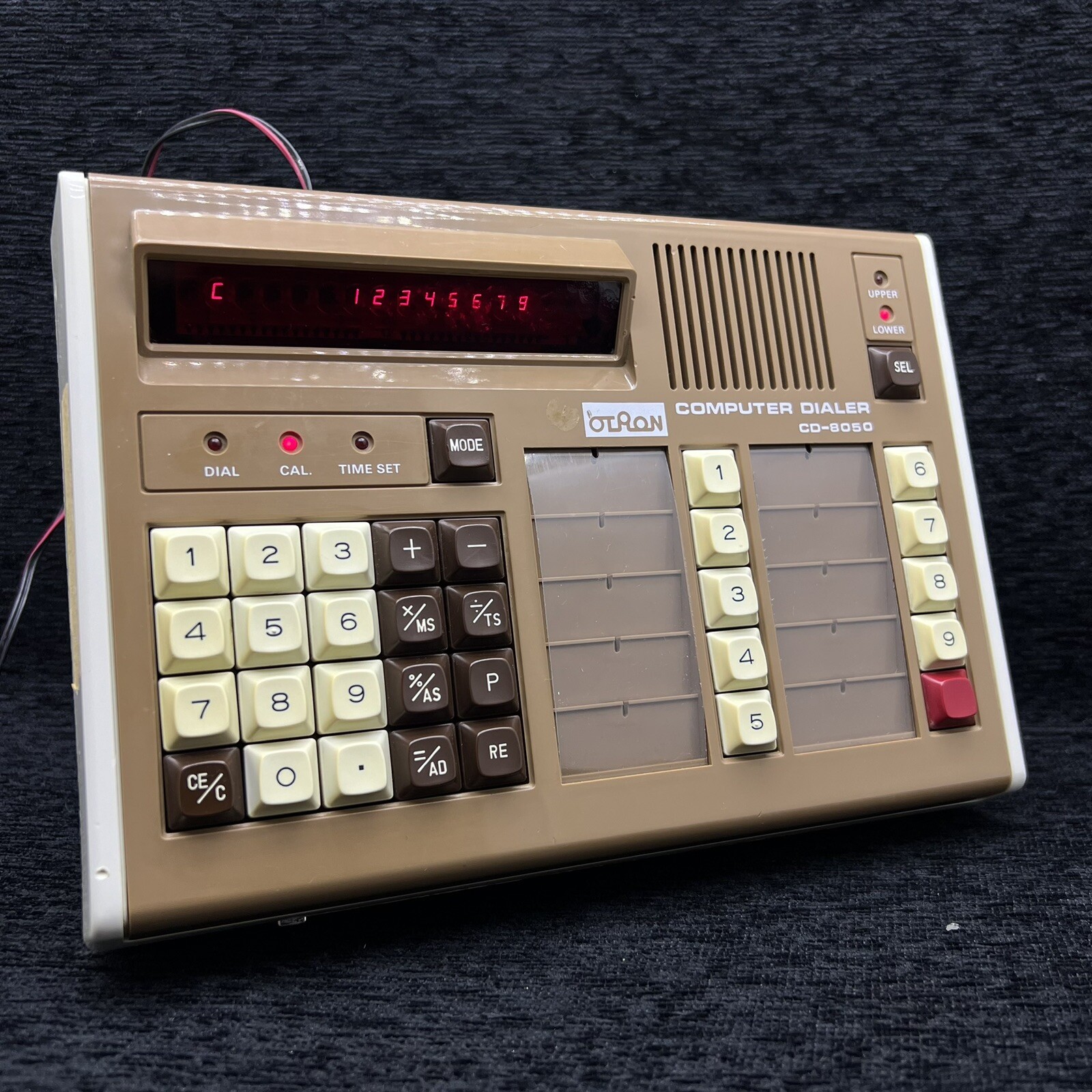 Vintage Computer Dialer Memory Calculator Otron Olympos Electronic No.Cd-8050